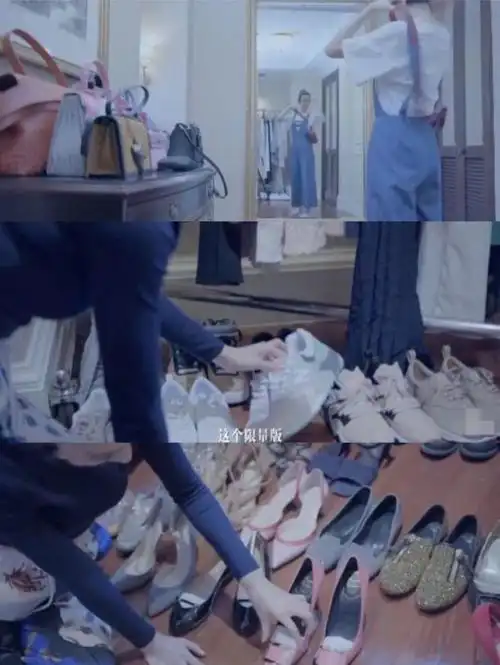 王鸥公开私人衣帽间,随处可见包包高跟鞋,网友:真是大开眼界