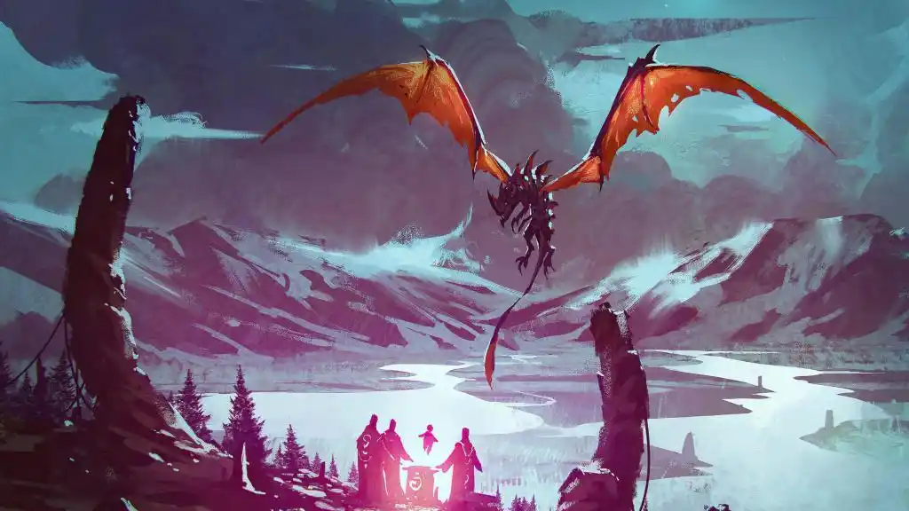 霸气冷酷的西方巨龙,高清图片,电脑桌面-壁纸族