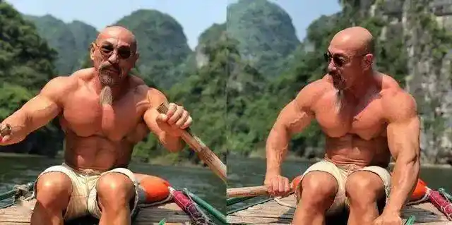 健身界的龟仙人发达肌肉和线条让众多鲜肉汗颜