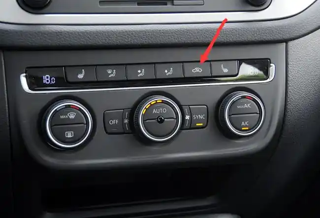 大众途观内外循环是一个键吗