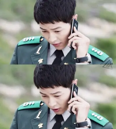 太阳的后裔# #宋仲基#【饭修1080p修图共46p】ep04 宋仲基军装杀!