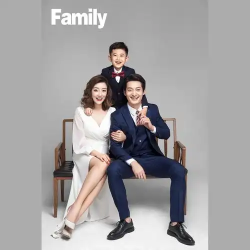 全家福摄影服装主题一家四口家庭装拍照合影w905002110821