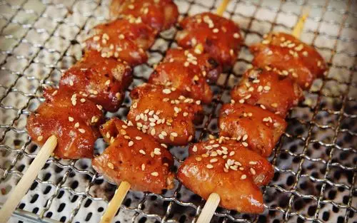 炭烤猪肥肠 $1.99(2串起)