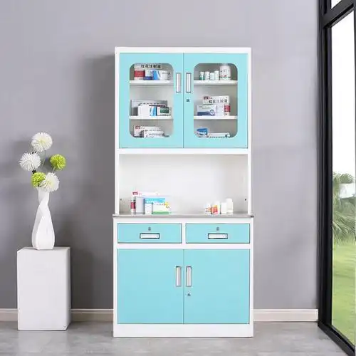 定制钢制不锈钢药店中药柜调剂台中医药橱草药柜西药柜厂家推荐商品