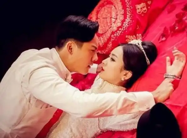 陈伟霆赵丽颖新婚洞房照,新婚之夜,互不服输的两人连番较量黄晓明壁咚