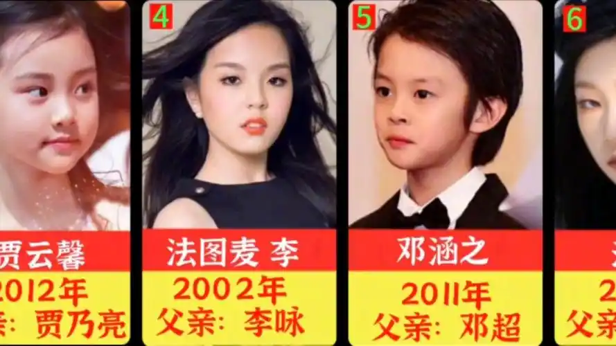 越长越好看的星二代,靳东儿子英俊帅气,看到小沈阳女儿太美了