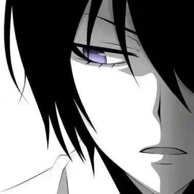 黑白动漫男生头像冷酷