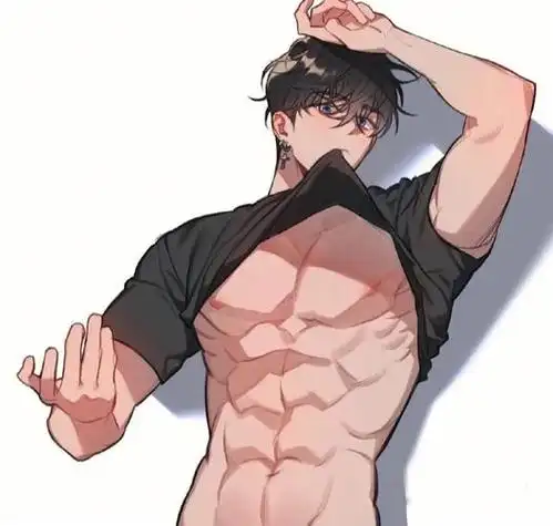 男神 #零基础学画画  #画画的日常  #动漫  #男生腹肌  #男神 #零