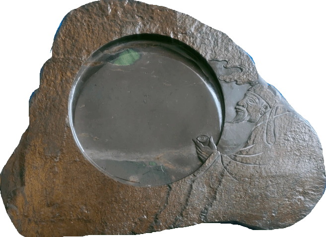 因石施艺论新时代广东肇庆端砚图案艺术_砚台_雕刻_文化