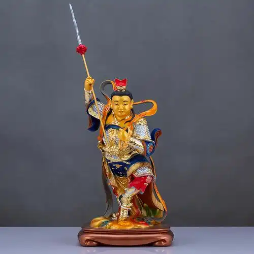 五营将军哪吒三太太子二郎神杨戬雷公中坛赵康摆件