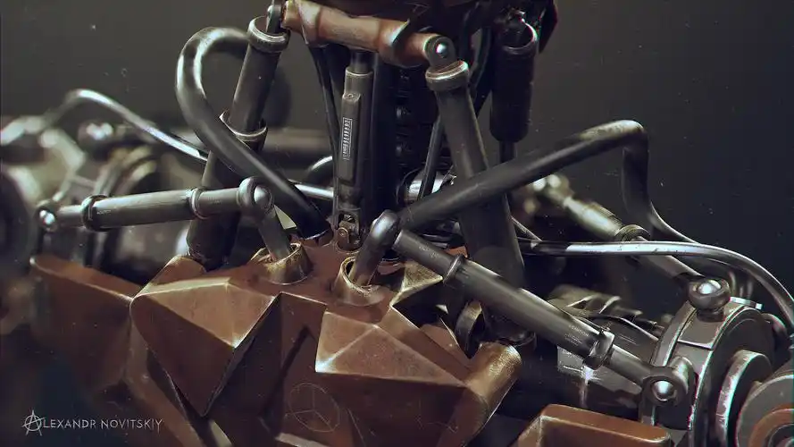 战争机器——具有很强烈科技感的机器人