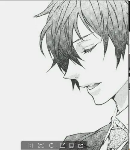 类似这样的图片,要侧脸的,动漫男生的,颜色最好简单点,注:不要男男的=