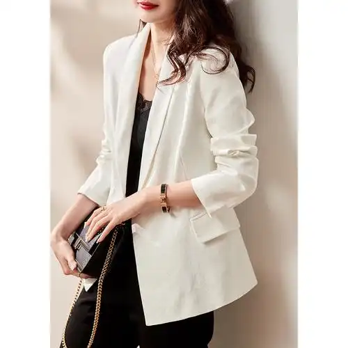 西装白菜妹妹提花新品青果领女西装