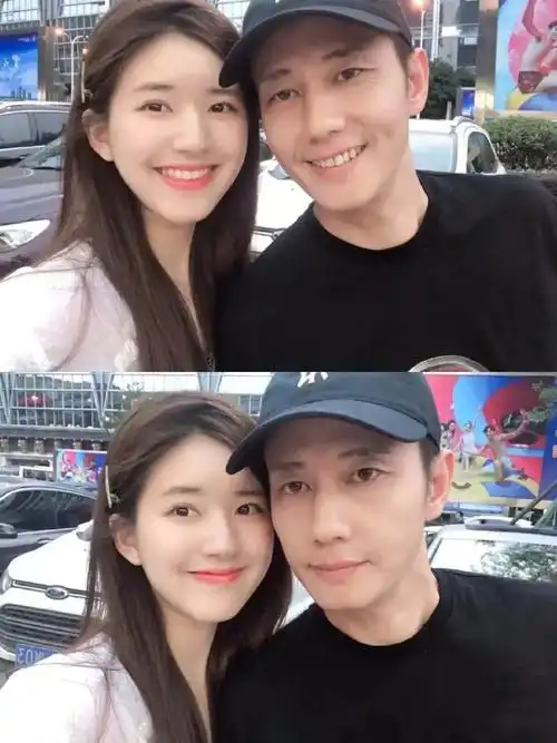 赵露思的爸爸好帅