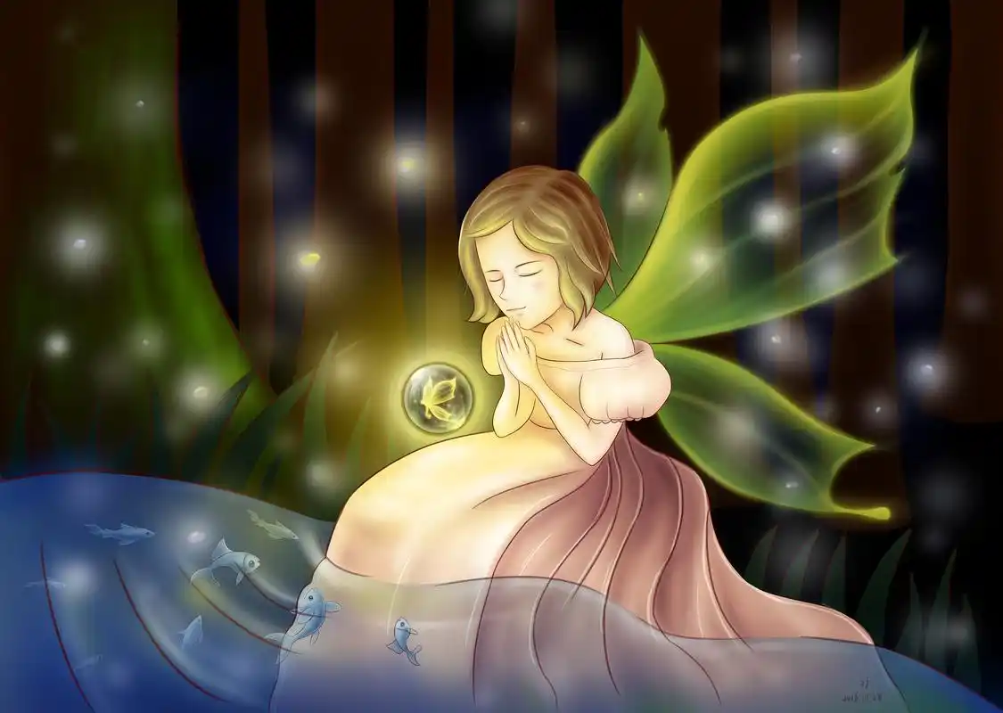 许愿少女(临摹练习)