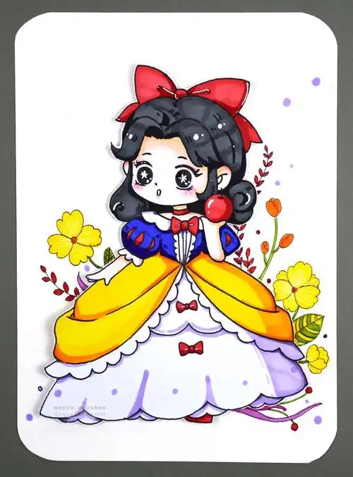 儿童画教程|春季国际动漫课程《趣绘迪士尼公主》