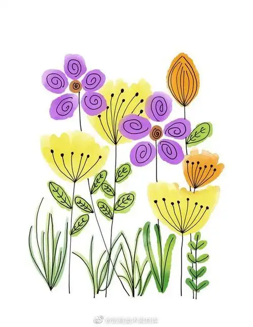 儿童画超话儿童创意美术超话#遇见艺术##画画##简笔画##趣味儿童画