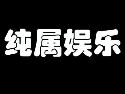 弄一张好看点的图片,实在上面写:"纯属娱乐"四个字.