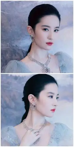 刘亦菲优越的颅顶走红网络!网友:这是上帝拿圆规画的吗?