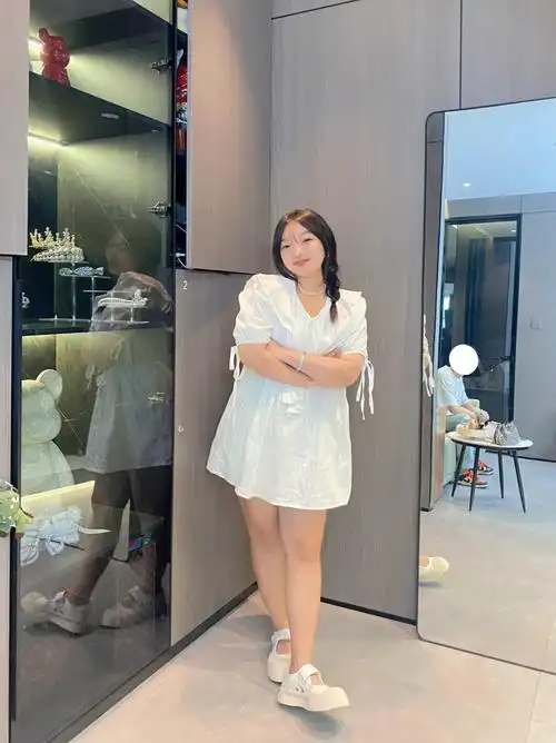 158cm155斤甜美公主风