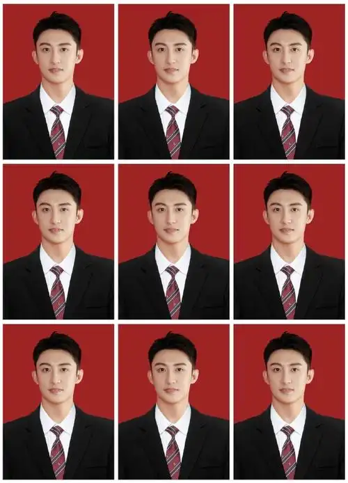 黄景瑜证件照 打印出来摆床头 有助于飞孩子cr94#黄景瑜中国人民