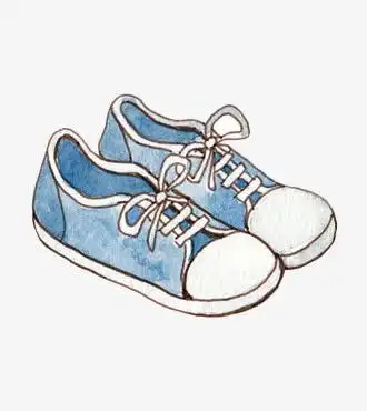 手绘/卡通 卡通元素 > 手绘一双运动鞋 收藏 [声明] 觅元素所有素材为