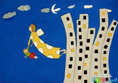 奇妙的梦奇思妙想绘画作品赏析 - 5068儿童网