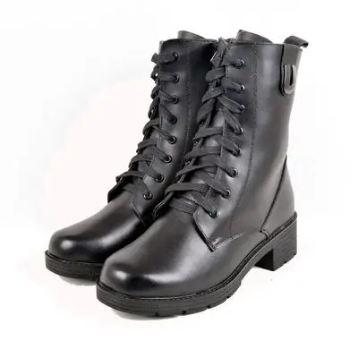 3515正品冬季保暖女棉鞋羊毛靴女靴子女军靴户外靴马丁靴女鞋