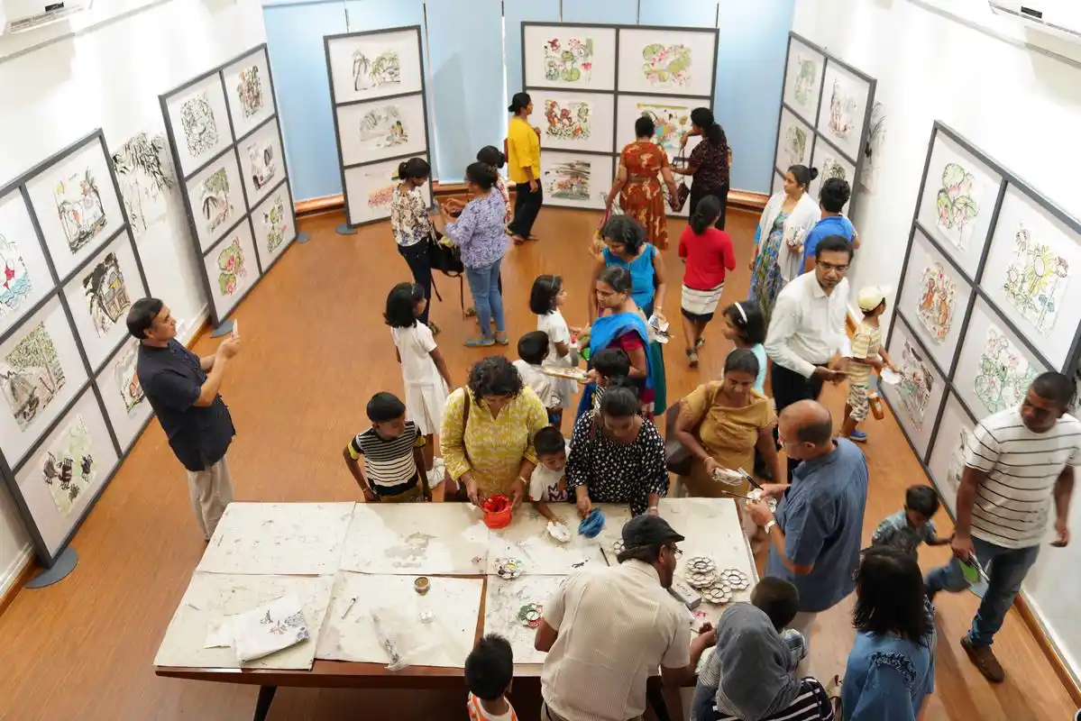 中国水墨画培训班火爆科伦坡(2)