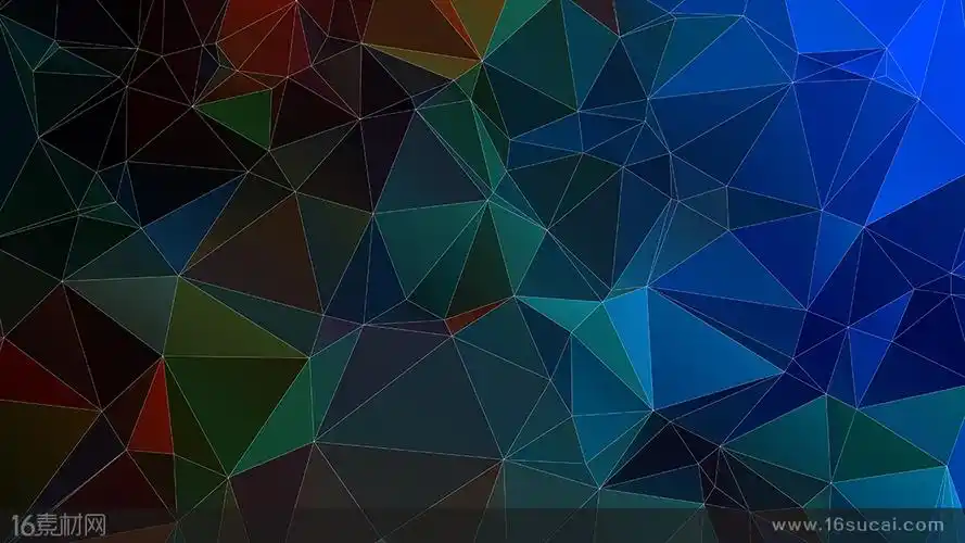 精美几何多边形背景高清图片