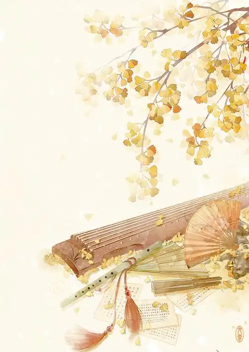 古风插画常用乐器盘点(附素材下载)