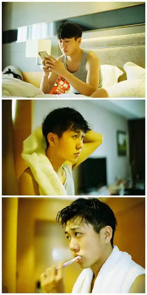 姜冠南慵懒胶片风写真曝光 真实演绎直男式"懒宅"时光