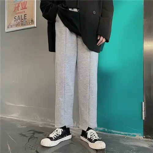 控价 5 秋冬休闲裤 韩版学生萝卜裤加绒暖暖运动裤子一件代发裤