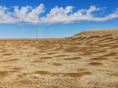 柴达木戈壁风光