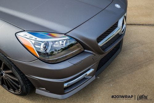 美国进口艾利avery 金属雅碳灰 车身贴膜 整车改色膜 全车施工