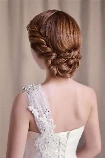 女士盘发发型图片大全