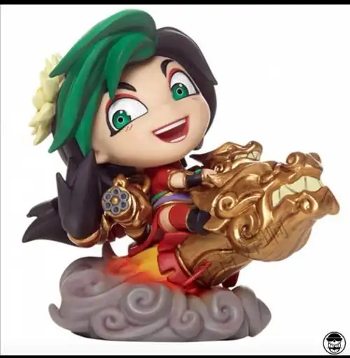 lol英雄联盟q版露露亚索金克斯丝男枪泰坦ig薇恩蛮王布隆摆件 机器人