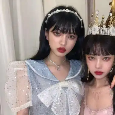 高冷双人闺蜜头像高清新潮的霸气高冷姐妹头像二人一张图片