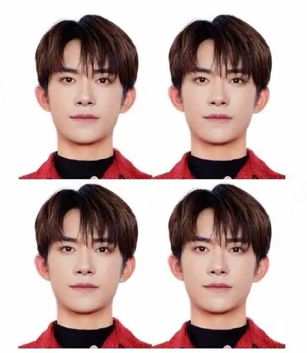 易烊千玺证件照,清爽帅气又酷又正