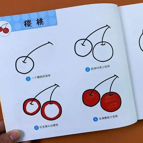 儿童画画书零基础学画画图画书美术幼儿简笔画宝宝学画画入门启蒙2岁