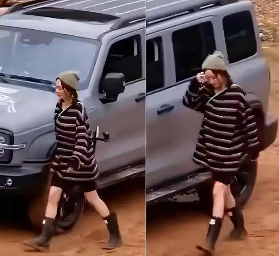 杨幂参加综艺高调炫富!在泥潭踩万元靴子不心疼,戴针织帽像18岁