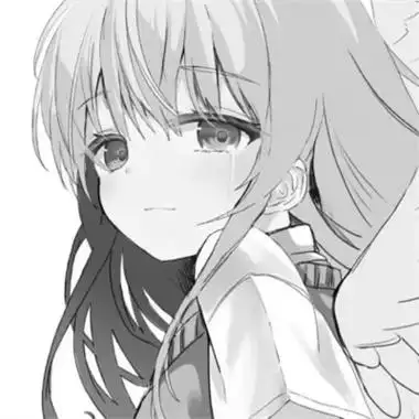 女头ins风动漫黑白