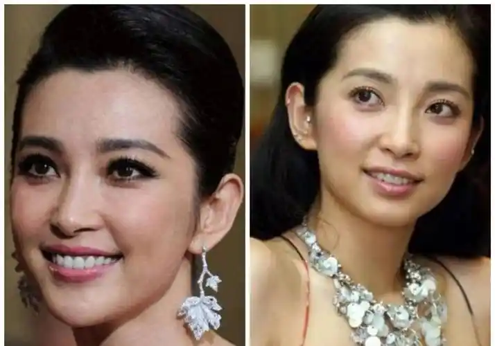 不算太白,但挺整齐的,为了让自己更精致一些,李冰冰可能做了"烤瓷牙"