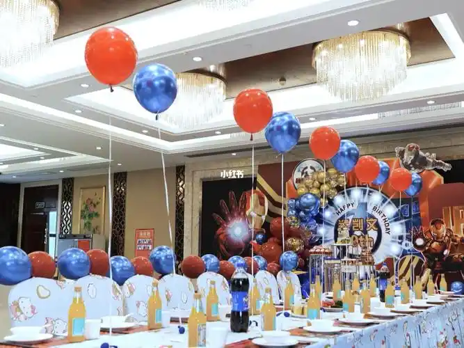 荆门钢铁侠主题男孩十岁生日宴布置策划
