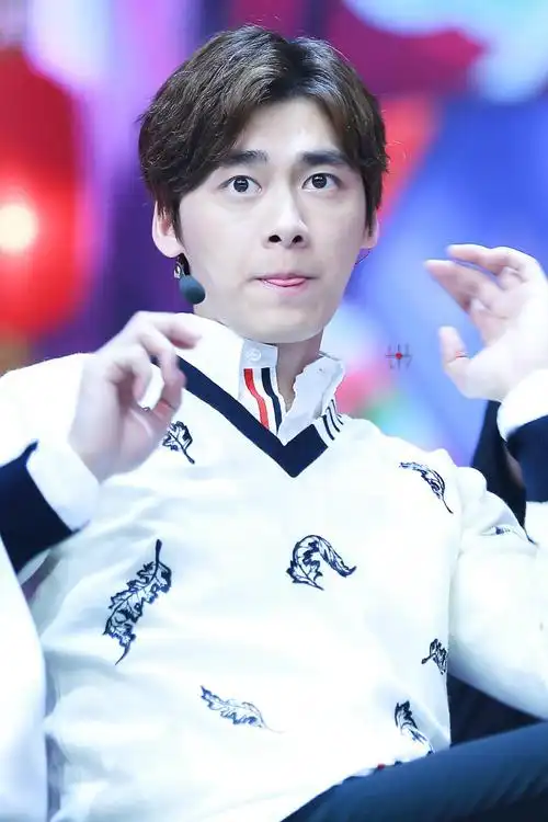 李易峰快乐大本营萌表情