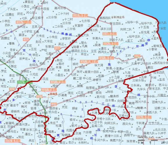 滨海县交通地图_盐城地图_高清版_下载-交通地图