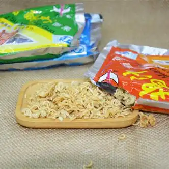 谯园百味陕西汉中特产城固月亮牌方便面方便面鸡汁42g*30袋 香酥虾