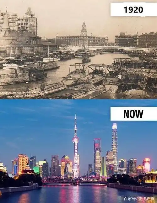 10个大城市百年间变化对比照,哪个城市变化最大?