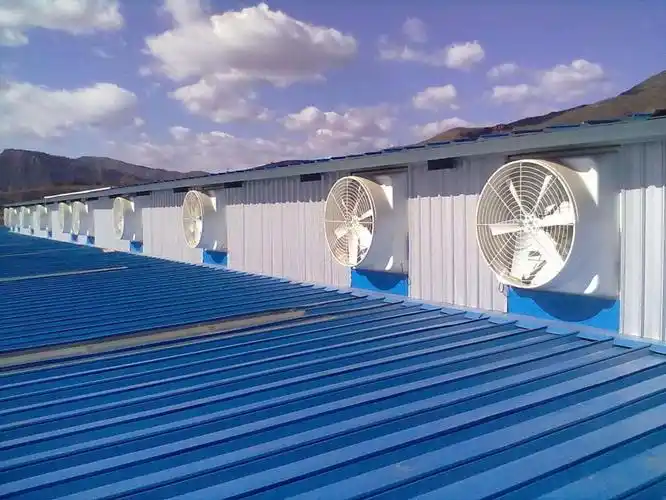 玻璃钢负压风机1260厂房工业排风扇1060白色大型换气排气扇