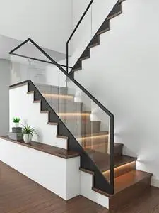 玻璃楼梯扶手自装室内家用复式别墅护栏简约现代阳台围栏装饰栏杆